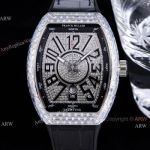 Replica Franck Muller Vanguard Yacht V45 Silver Bust Down Watches